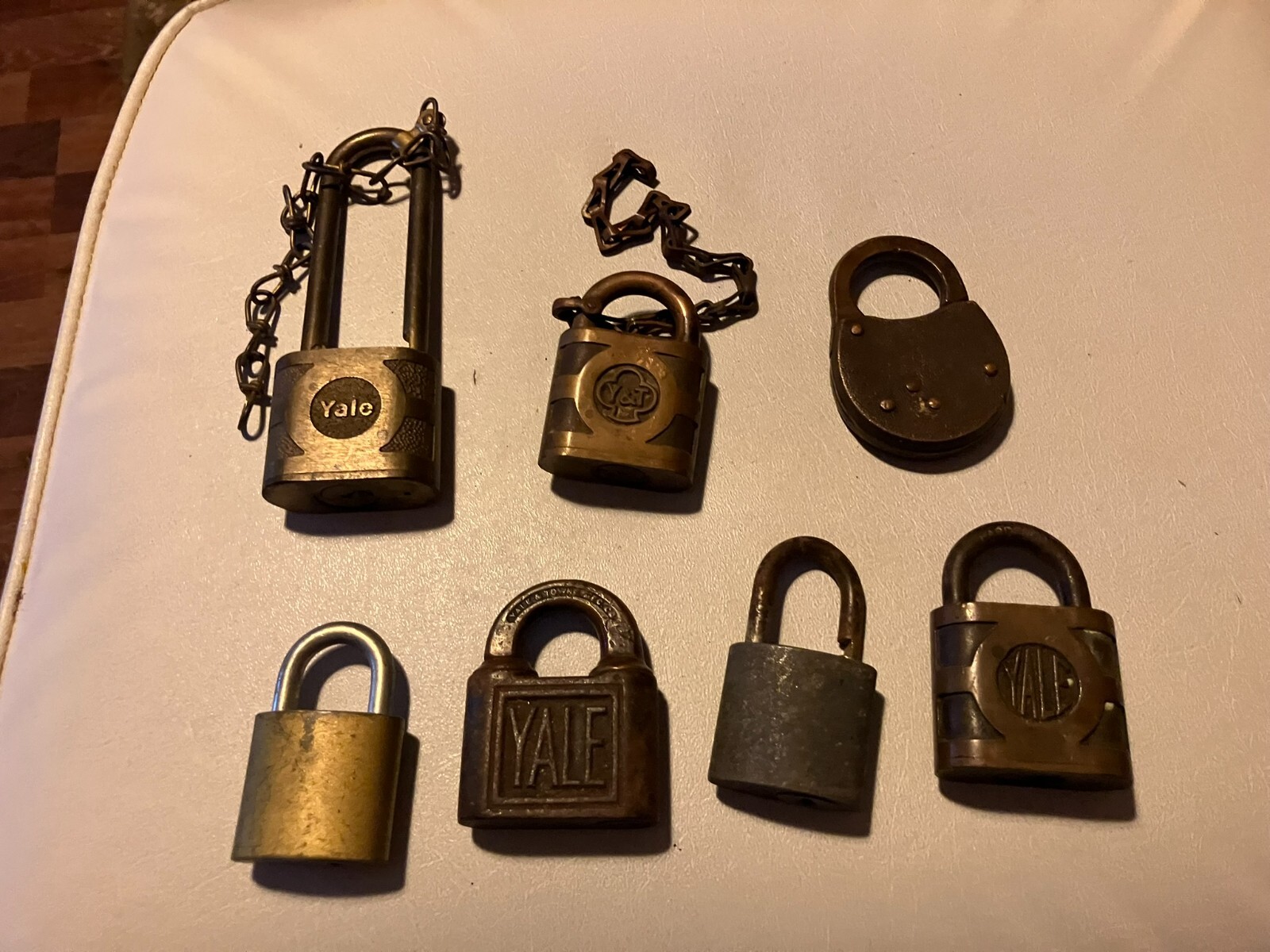 Vintage Padlock Lot Yale Brand Some Antique No Keys