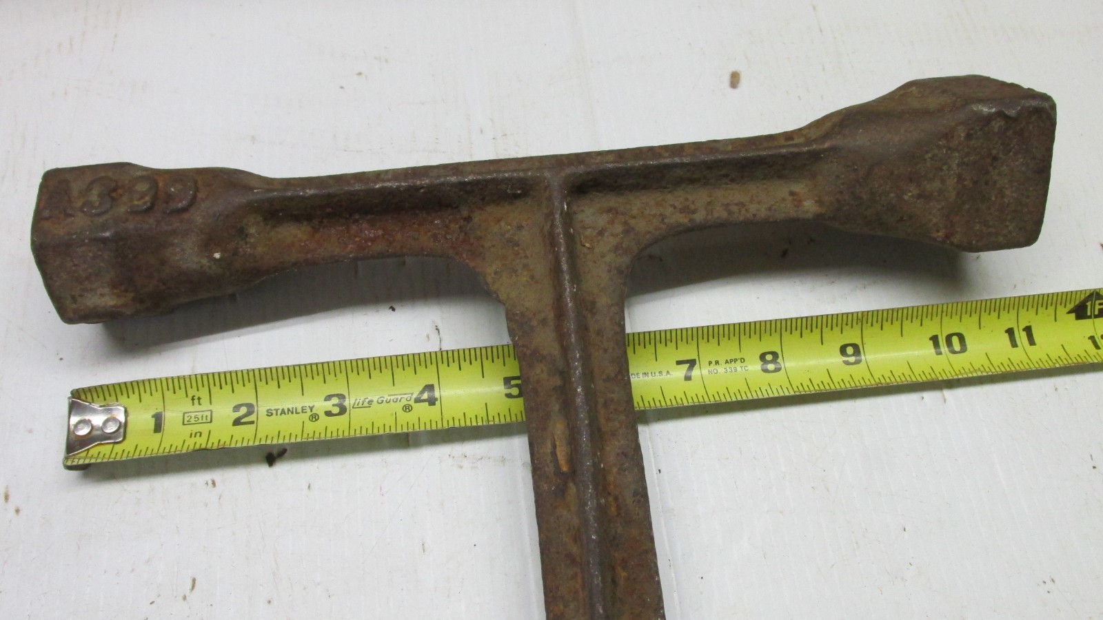 Old Huber Steam Engine Tractor Co A399 Farm Wrench Tool