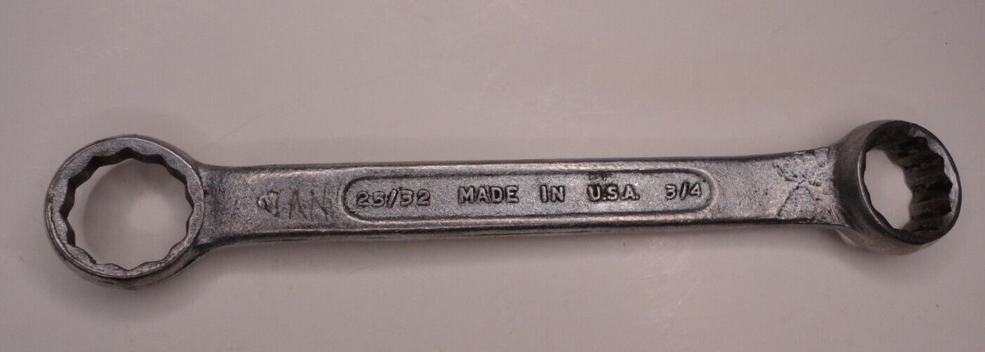 25/35 x 3/4 USA Forged Box End Wrench 12pt. B6