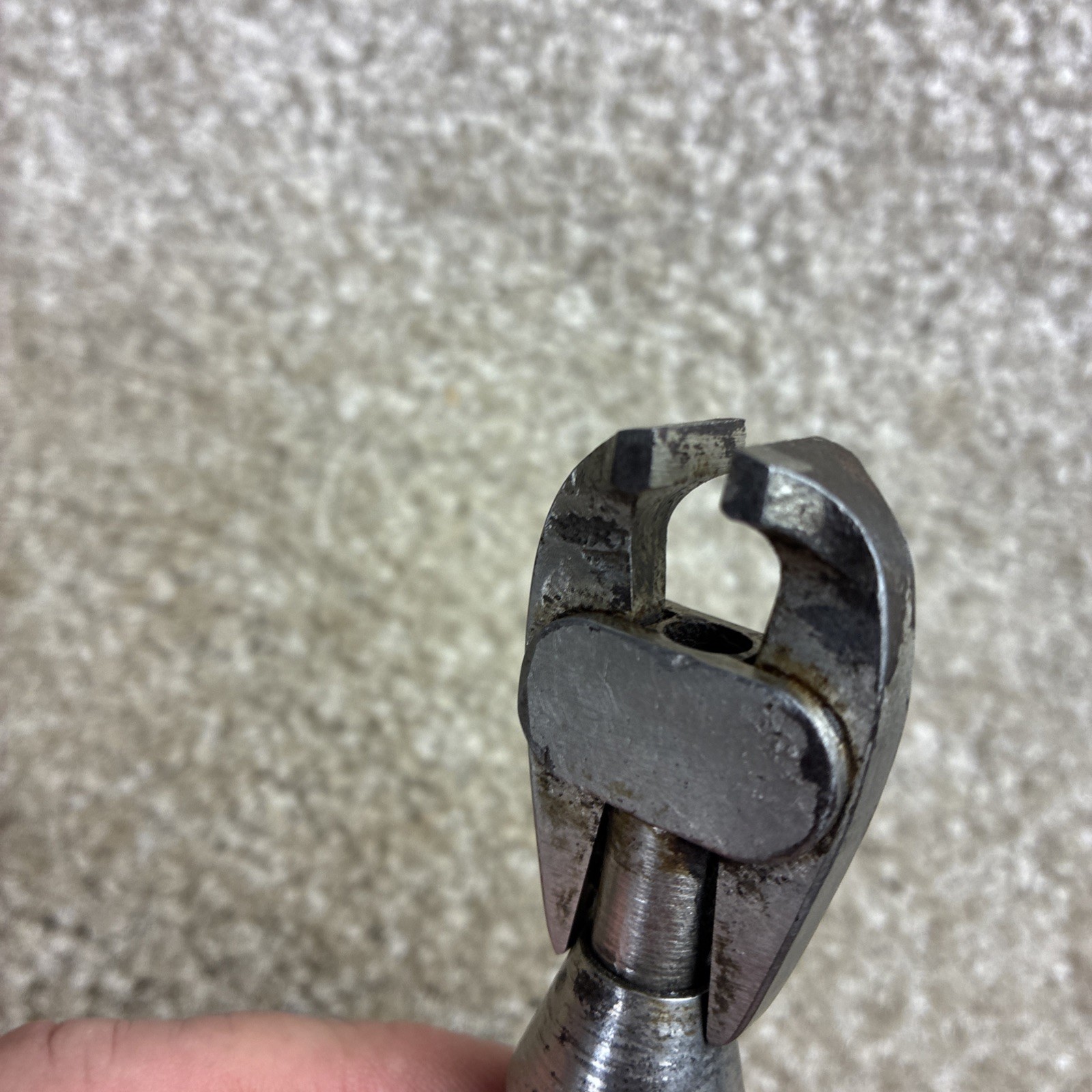 Small Hand Held Jewelers 4” Vise Soviet Style All Steel Screw Handle