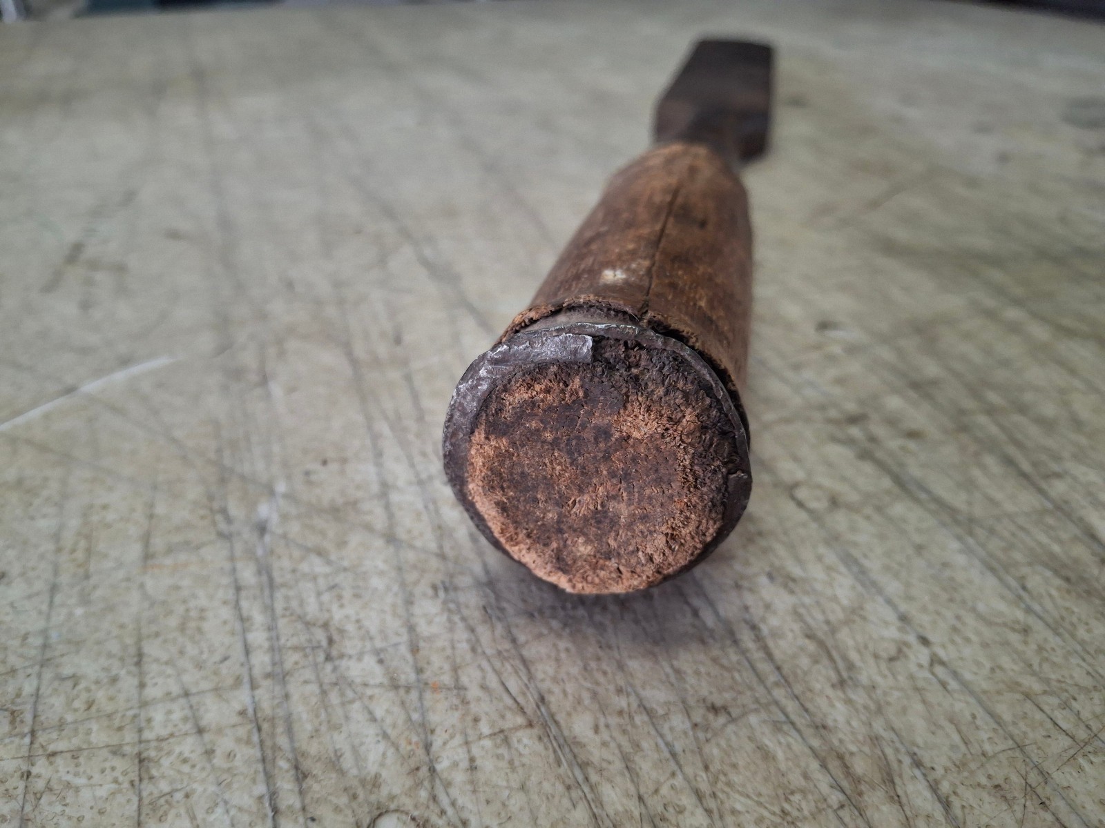VINTAGE PS&W 1 3/8″ SOCKET SLICK WOOD FIRMER CHISEL Peck, Stow & Wilcox