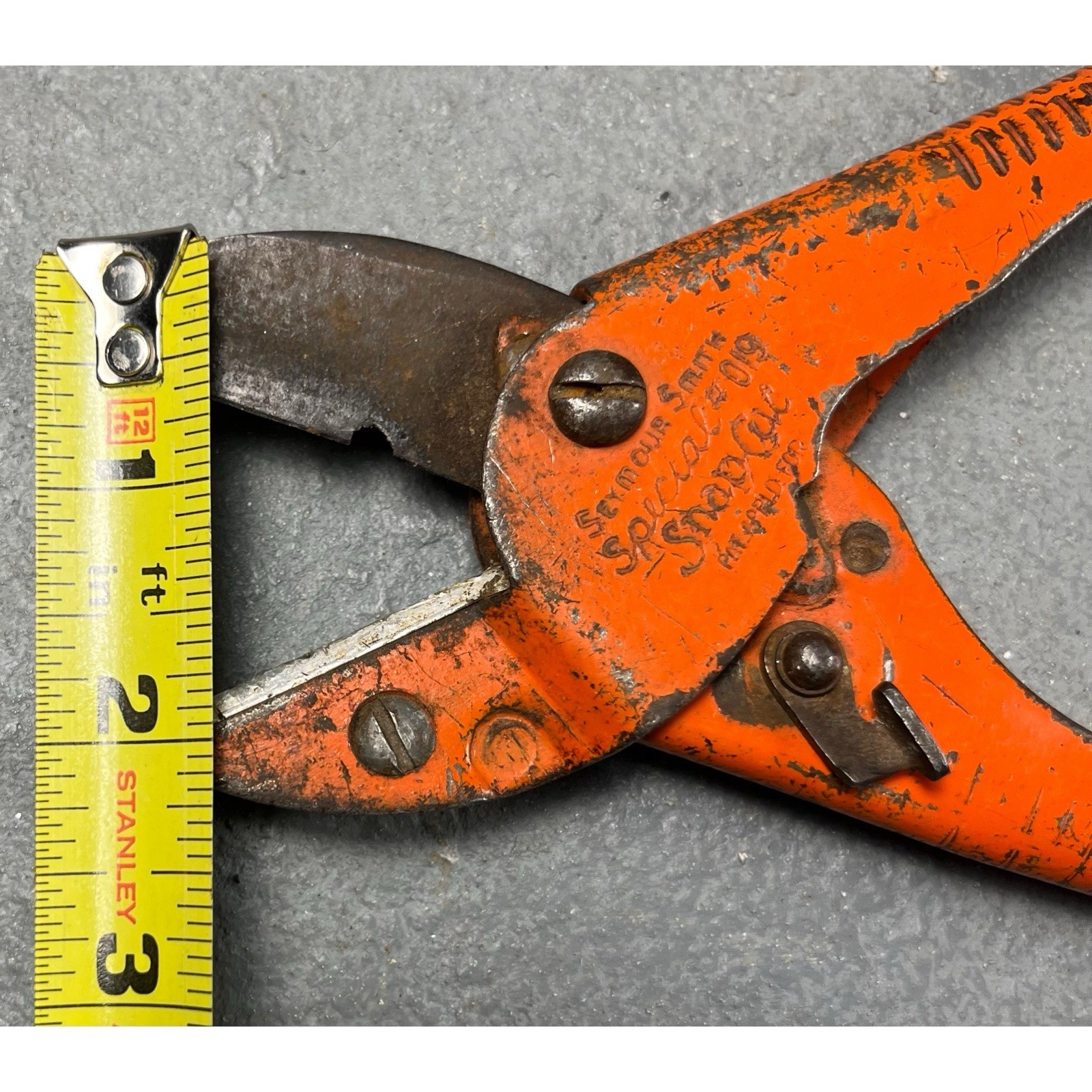 Vintage 50s Seymour Smith Special Snap Cut No 019 Pruners USA Garden Tool