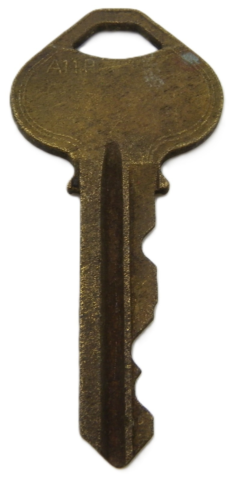 Vintage A11P DL Dominion Lock Montreal Canada Brass Door Spade Head Hole Key