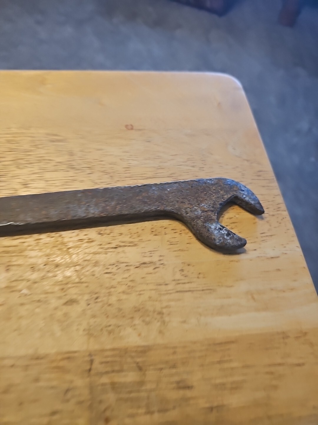 Antique Rock Island Plow Company Open-End Wrench 9.25″ Long. Rustic!