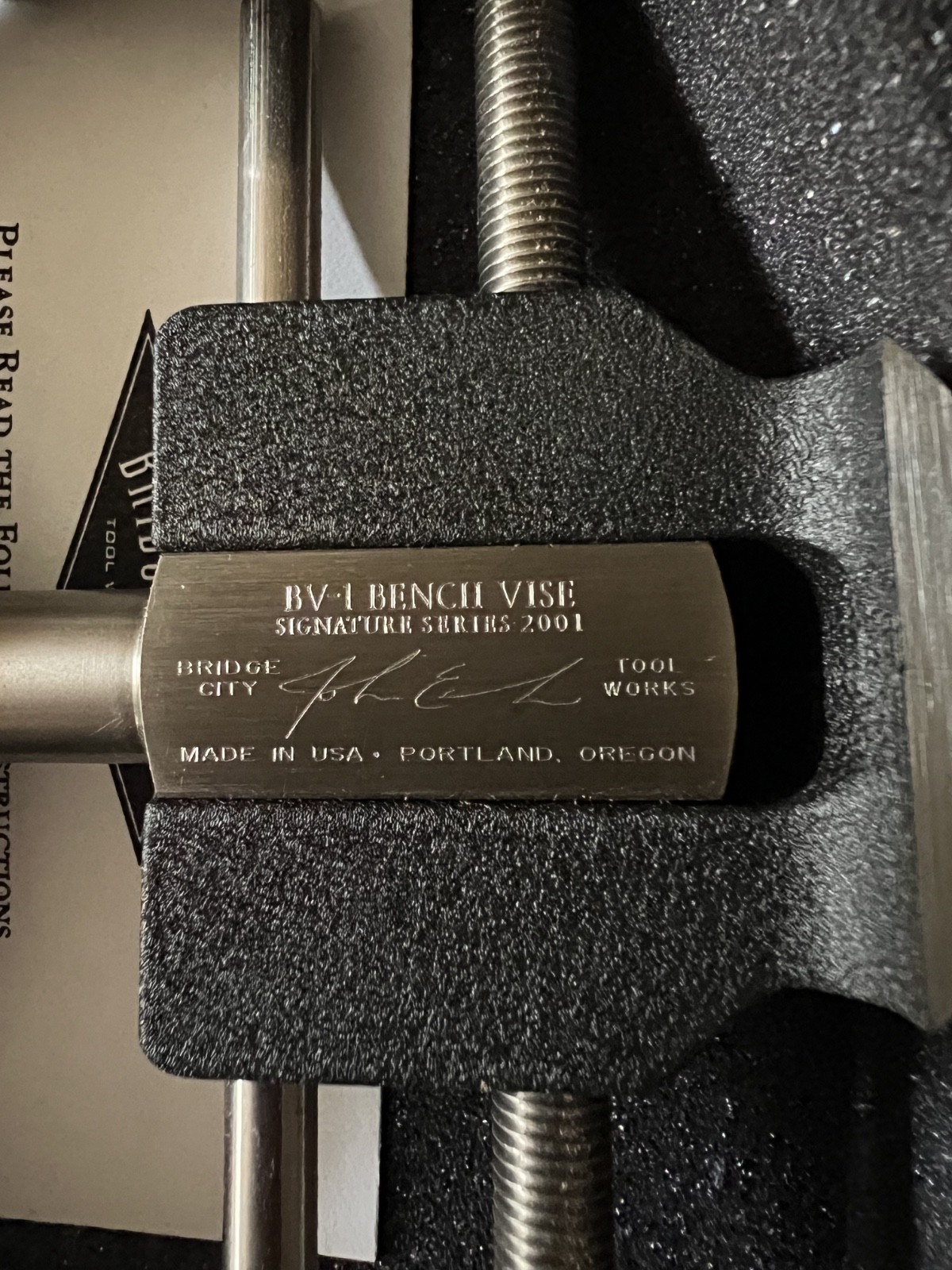 Bridge City Toolworks BV-1 Bench Vise (2001) – Mint