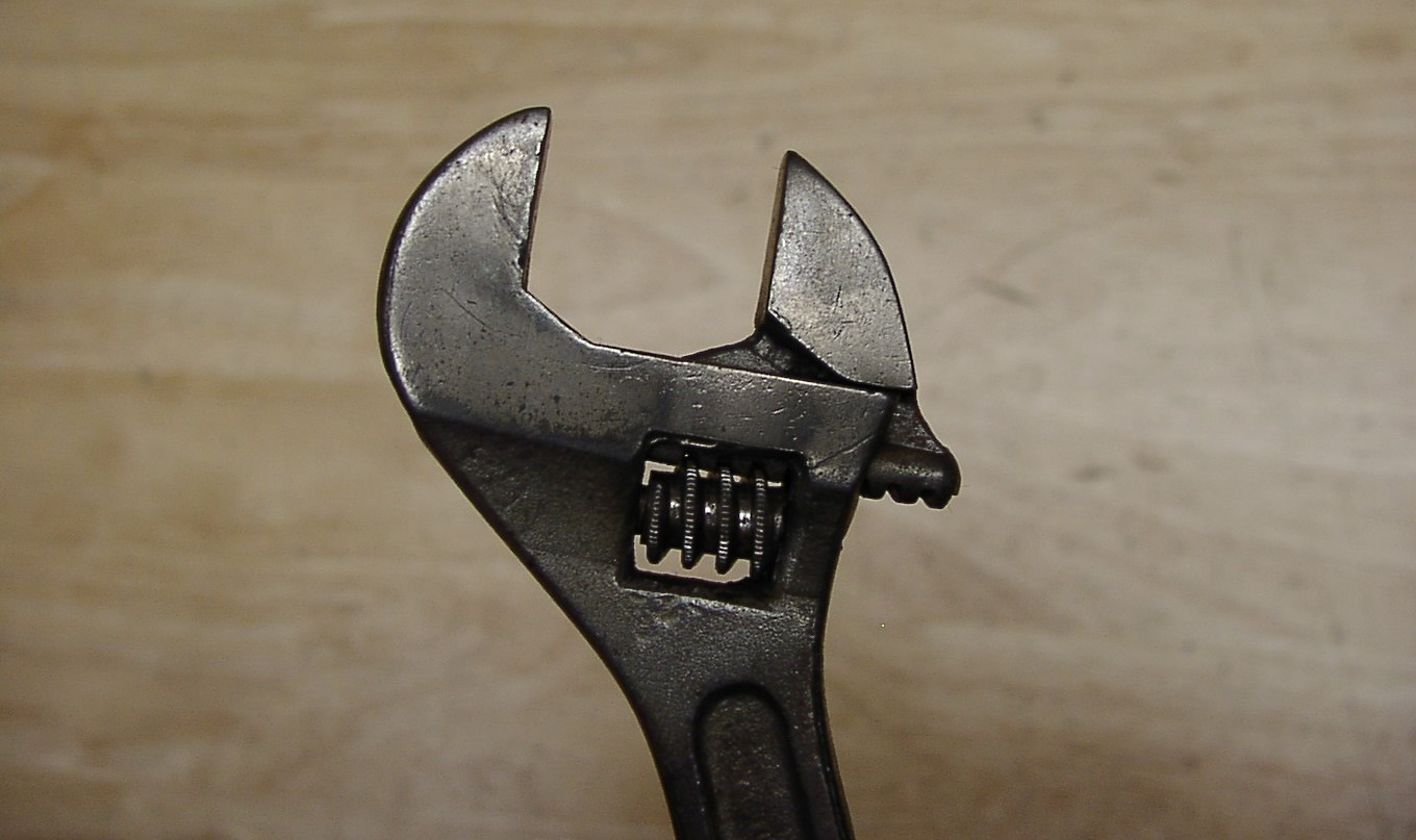 Vintage Dunlap Approved Tools U.S.A. 6″ Adjustable Wrench,3/4″ Capacity,VGC