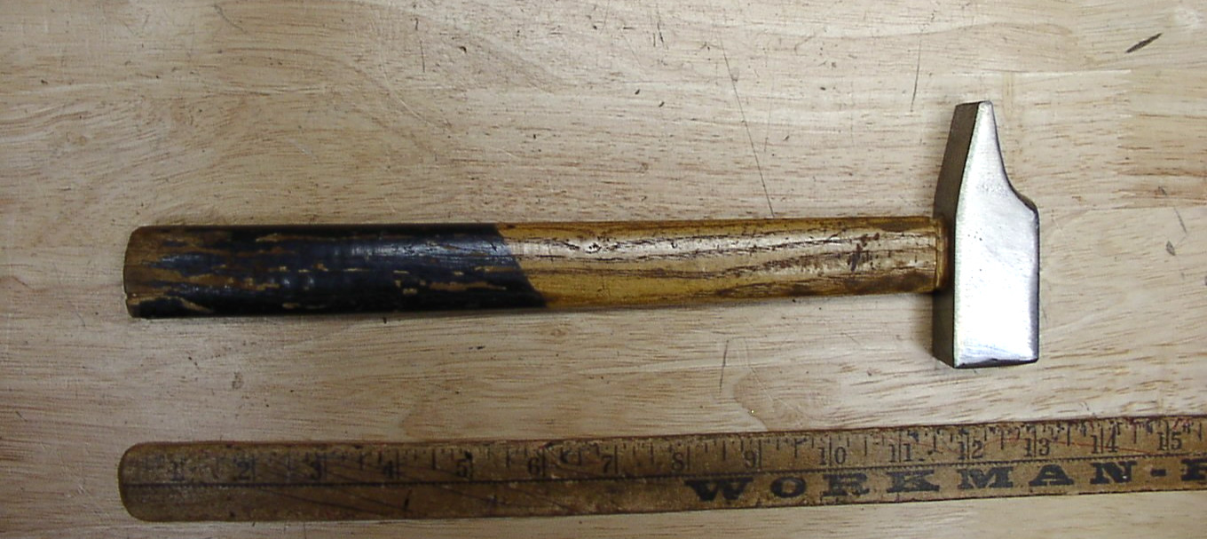 Vntg Talent 400 French Pattern Locksmith Hammer,1lb.2.1oz.,Contoured Head,Sweden