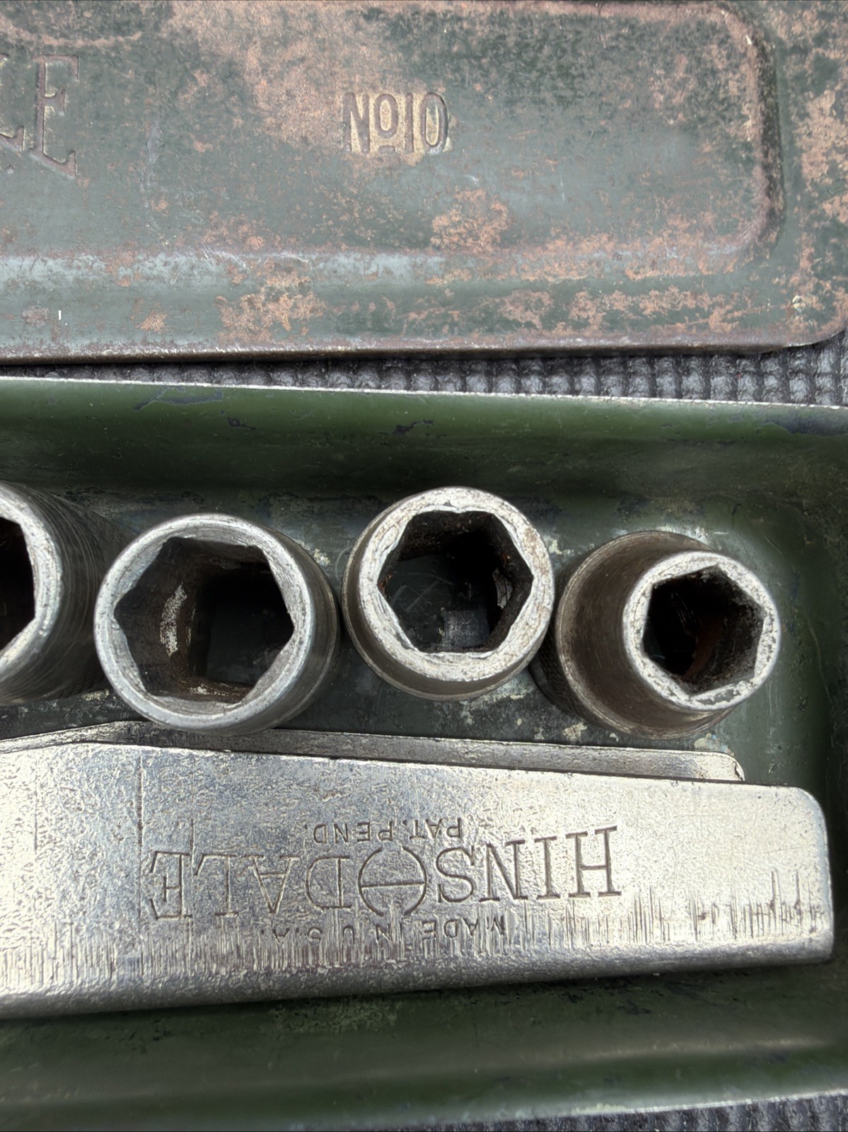 Hinsdale Tools USA 11Pc 1/2” Drive Socket Set TL1 Handle TL-1 No 10