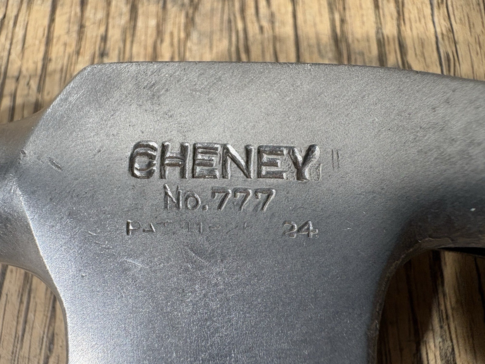 Vintage Antique Tools Cheney No. 777 Adze Claw Hammer Benson Rare Early 1900s