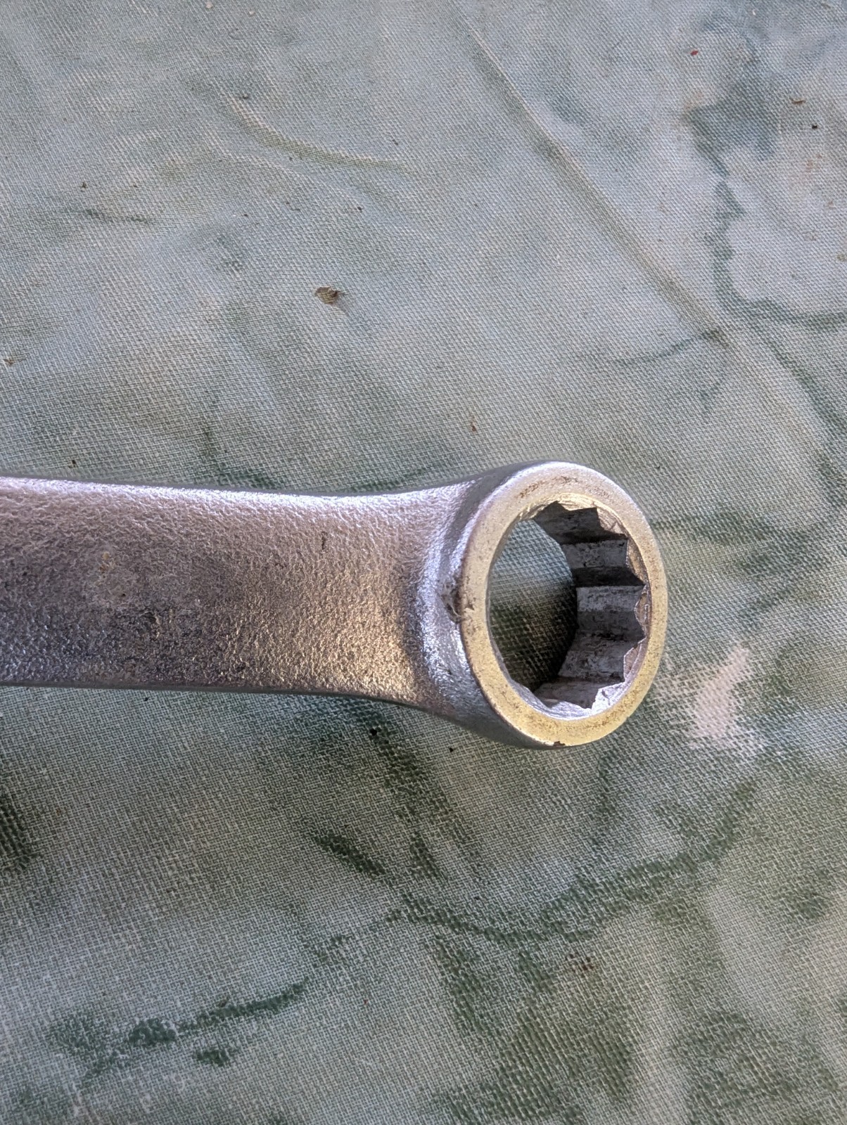 Vintage Craftsman 1/2” X 9/16” Straight Boxed End Wrench -VV- 43923 USA NICE