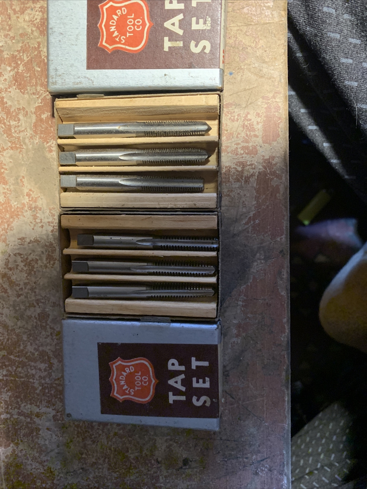 LOT OF 2 BOXES OF 3 PCS Standard Tool Co Tap 5/16X18 & 5/16X24 LIST 900 H.S. CUT