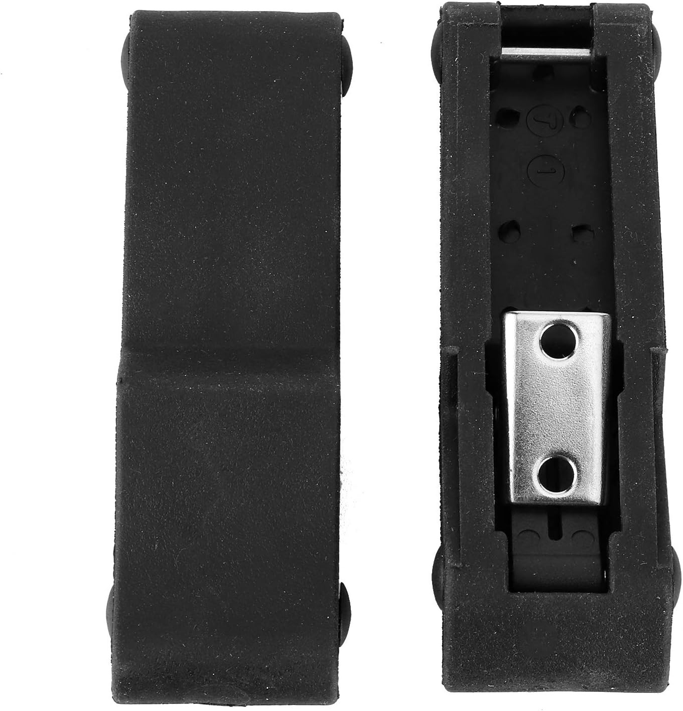 2pcs Front Storage Rack Rubber Latch Fit for Polaris Sportsman 2 Pack, Black