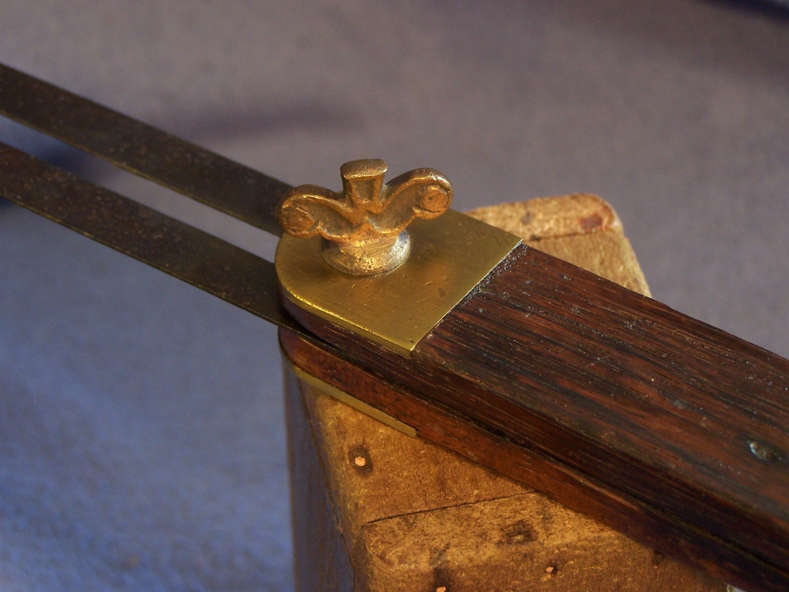 No 2 type 2 Disston & Morss 10 in sliding T Bevel square Rosewood Brass