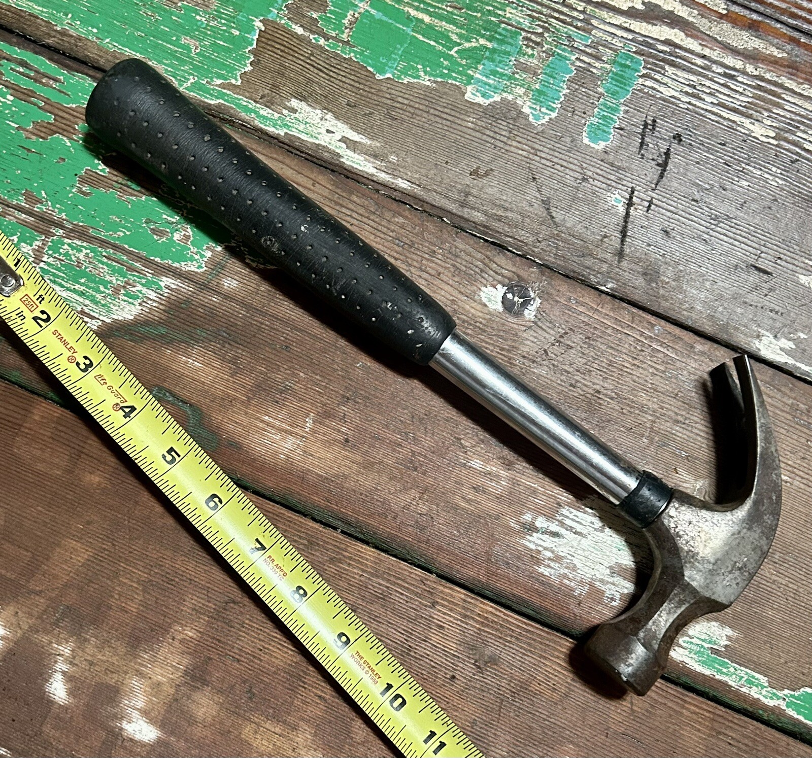 Vintage FULLER #7218-16oz Claw Hammer w/ Black Rubber Grip Japan