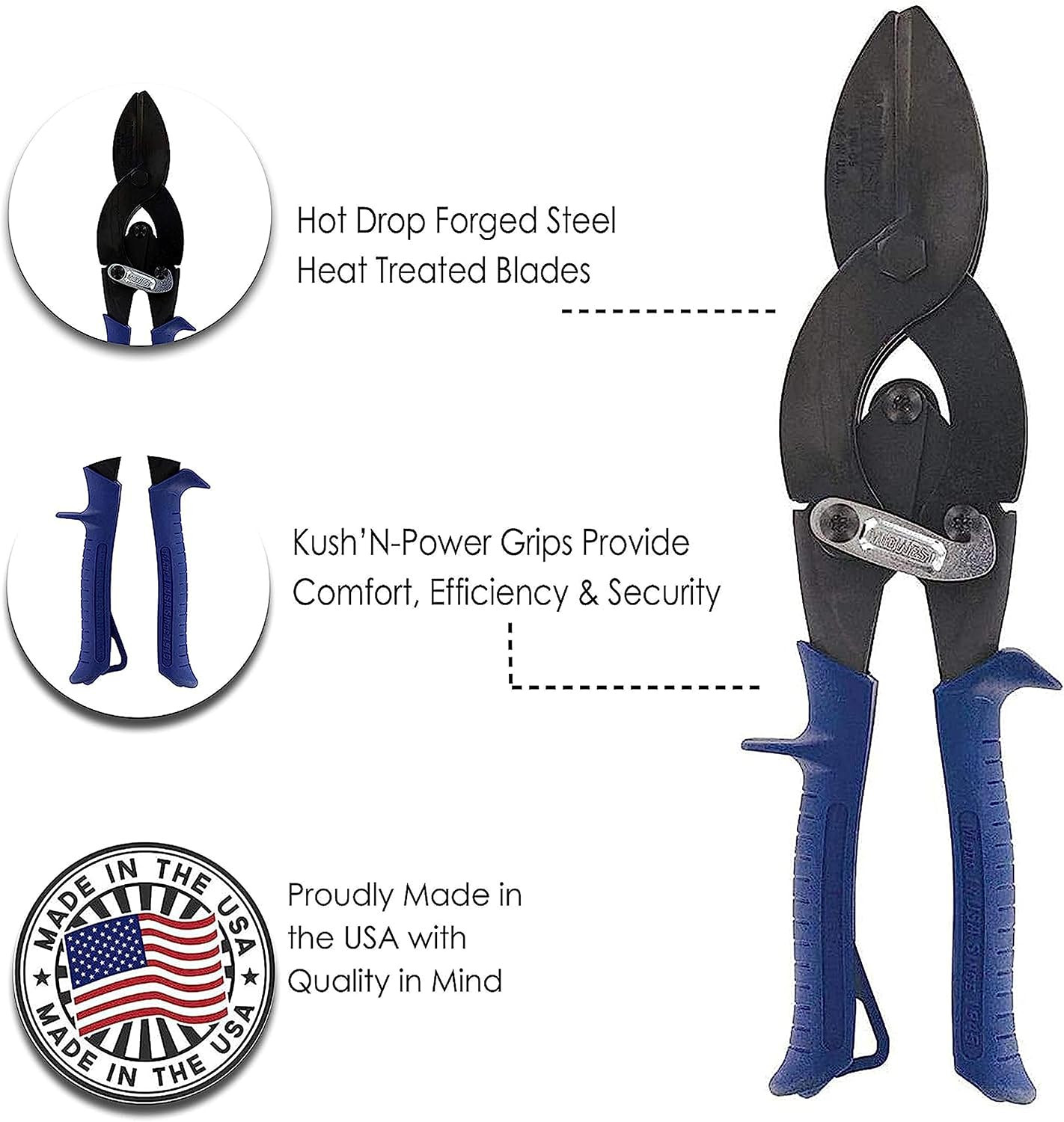 MIDWEST Blade Crimper, Sheet Metal Duct End Crimps, up to 1-5/8″ – MWT-C5 | Made