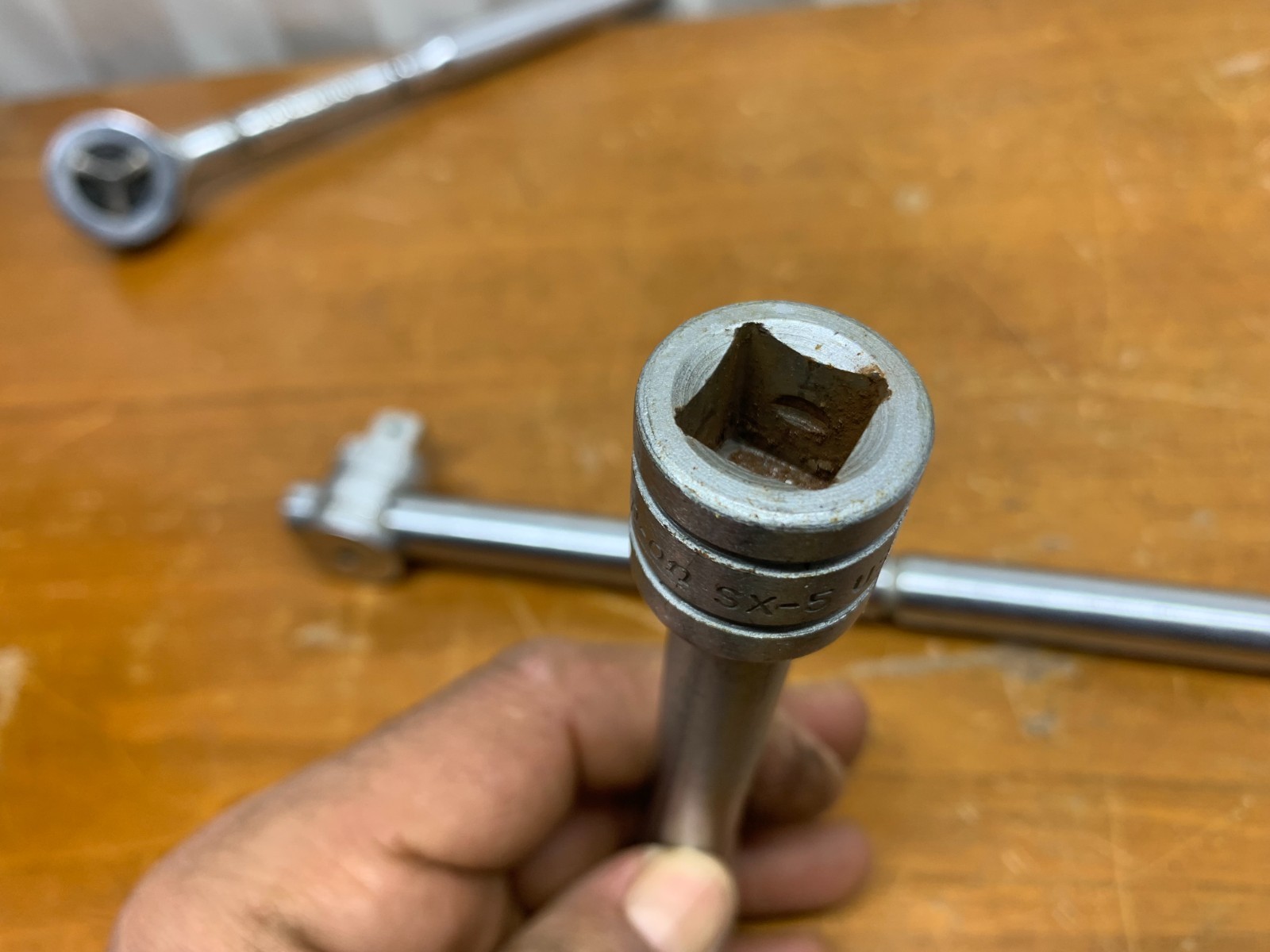 Snap-On S12L 1/2″ Drive Breaker Bar T-Handle SX-5 Extension 5″ Craftsman 943797