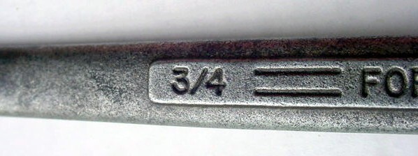 Sears Craftsman 3/4″ & 7/8″ Offset Double Box End Wrench V Series USA 12 Point