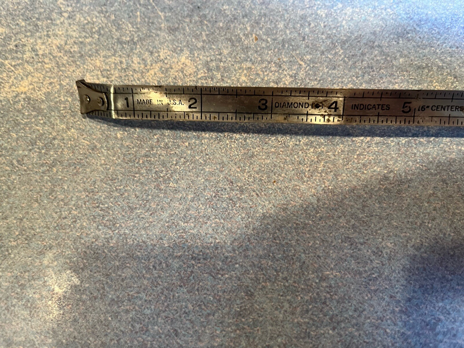 Vintage Roe 10 Ft Tape Measure SH 10C +2 inch or 51 mm Silver Tape Made USA