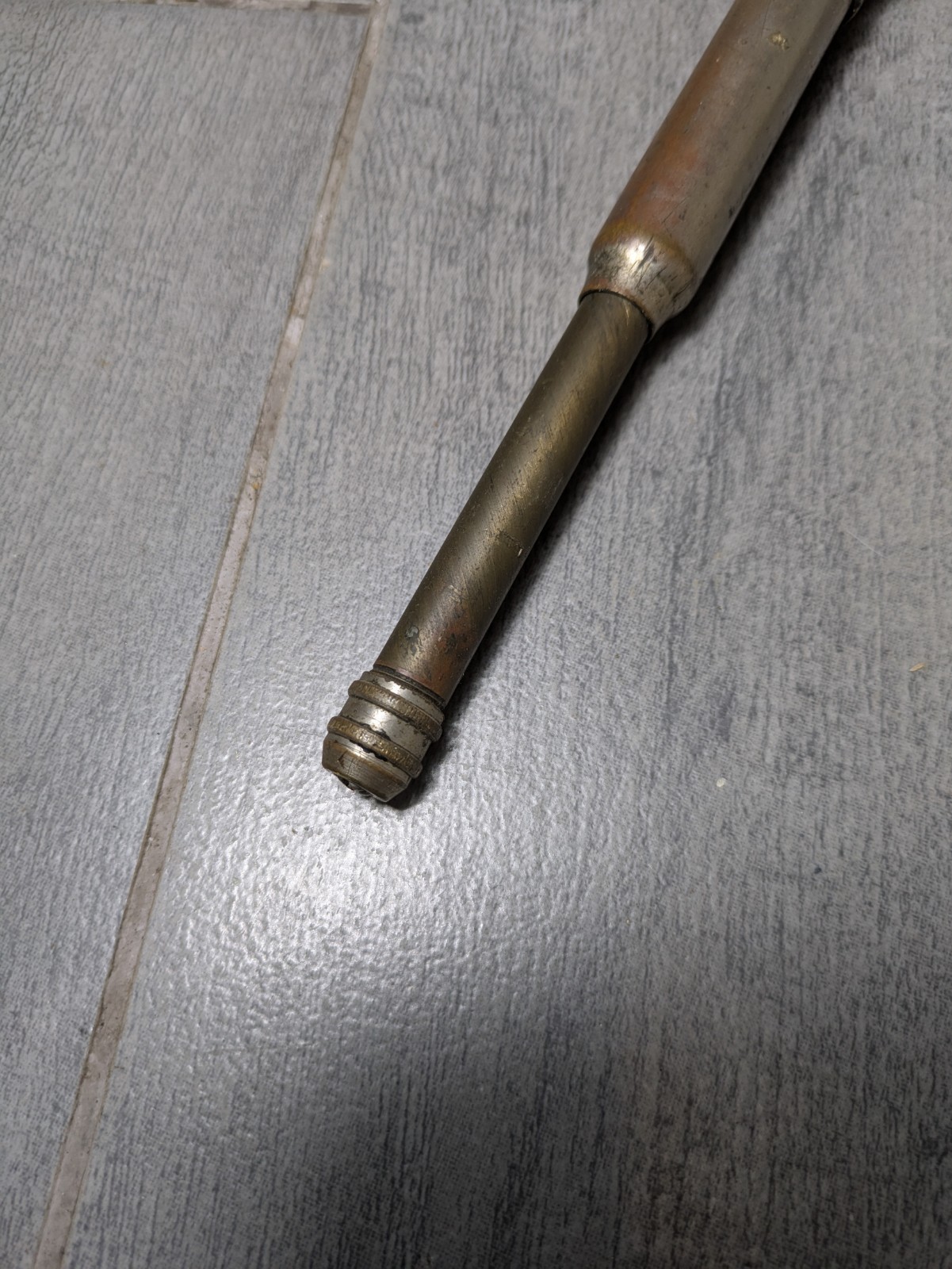 Antique Goodell Pratt Brothers Bros. Brass Push Drill Patent 1891
