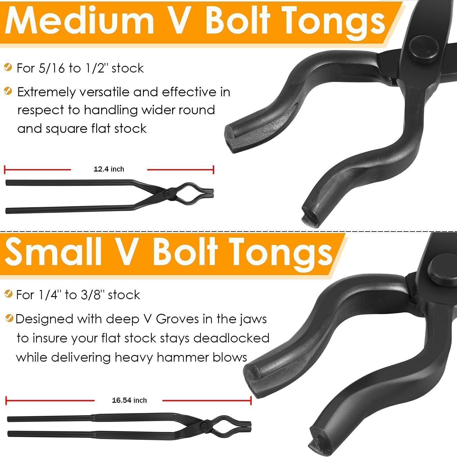 Blacksmith Tool Set Tools Blacksmithing Expert Replace Tongs Spike Bolt Tongs