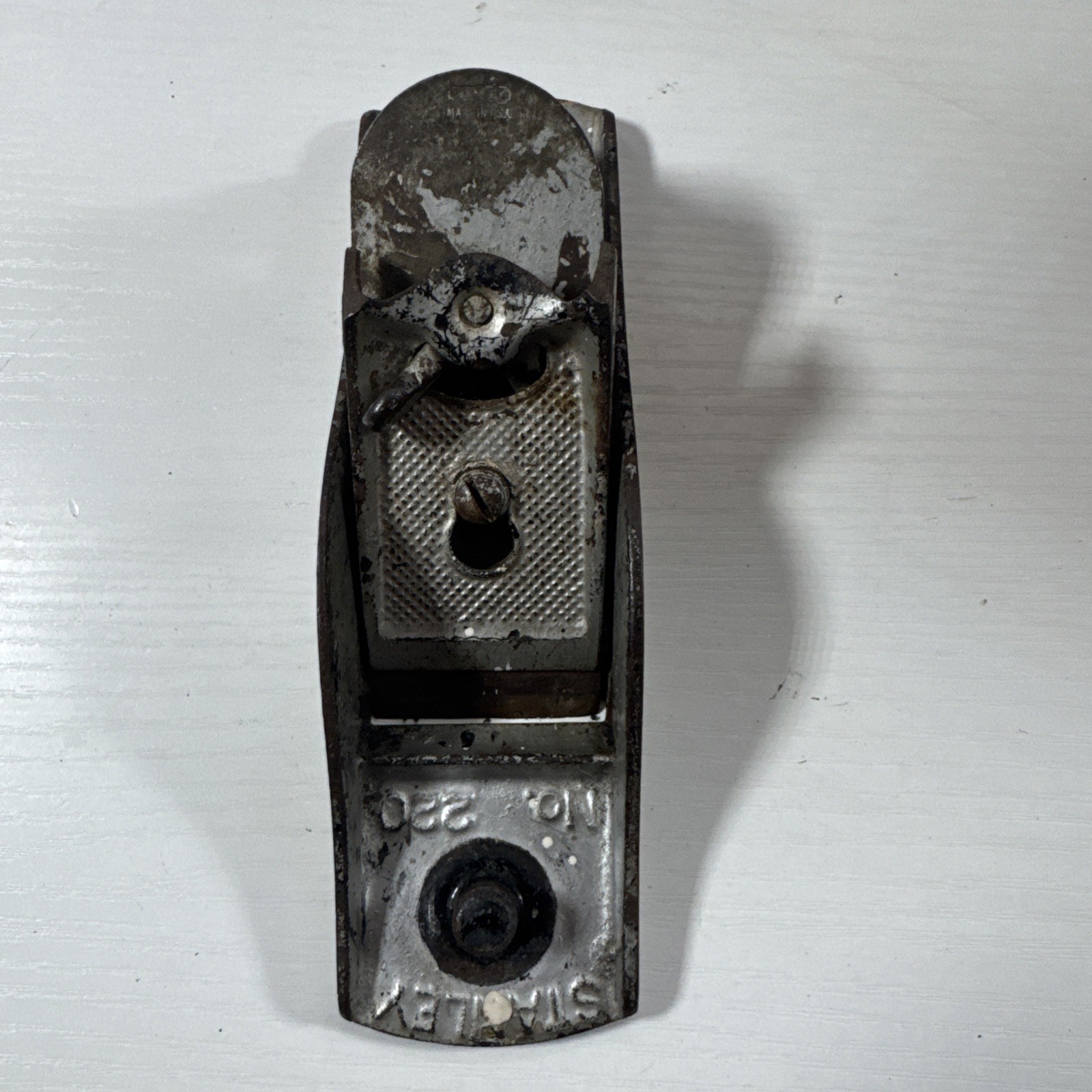 Vintage Stanley No. 220 Block Plane For Woodworking And Carpentry As Is