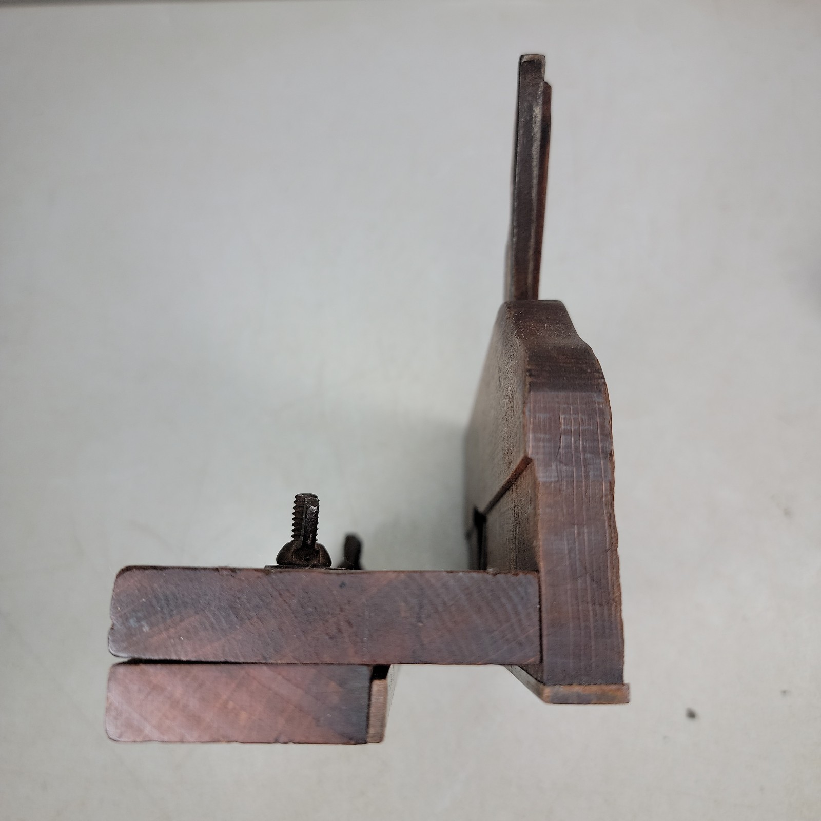 Pair of Unusual Vintage Molding Planes Boxed W/ Fence & Modified Steel Plates