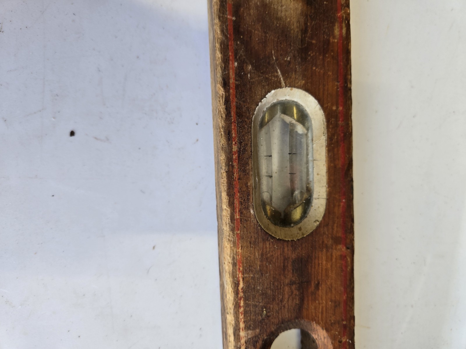 Vintage 24 Inch Wood Level With Manufactures Stamp