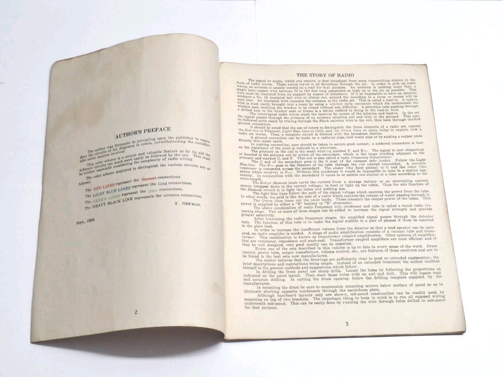 The Radio Constructor Blueprint Library AC Hookups 1929 New York Diagram Booklet
