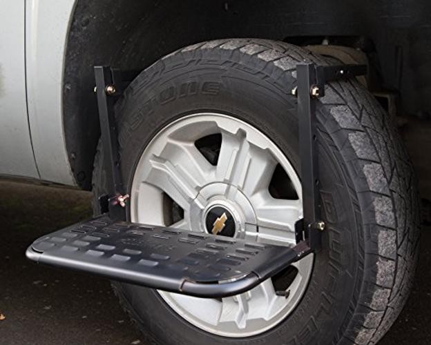 Heininger TireStep – Adjustable Step for SUVs, RVs & Trucks, Fits Tires Up to