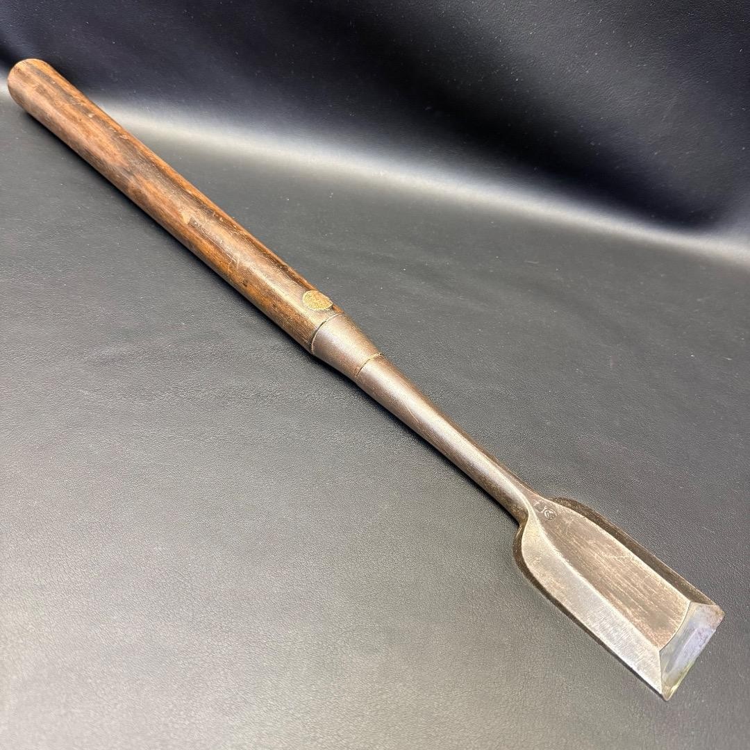 Fc Left1002 Tsuki Nomi Chisel & Traditional Carpentry Tool Vintage Handmade
