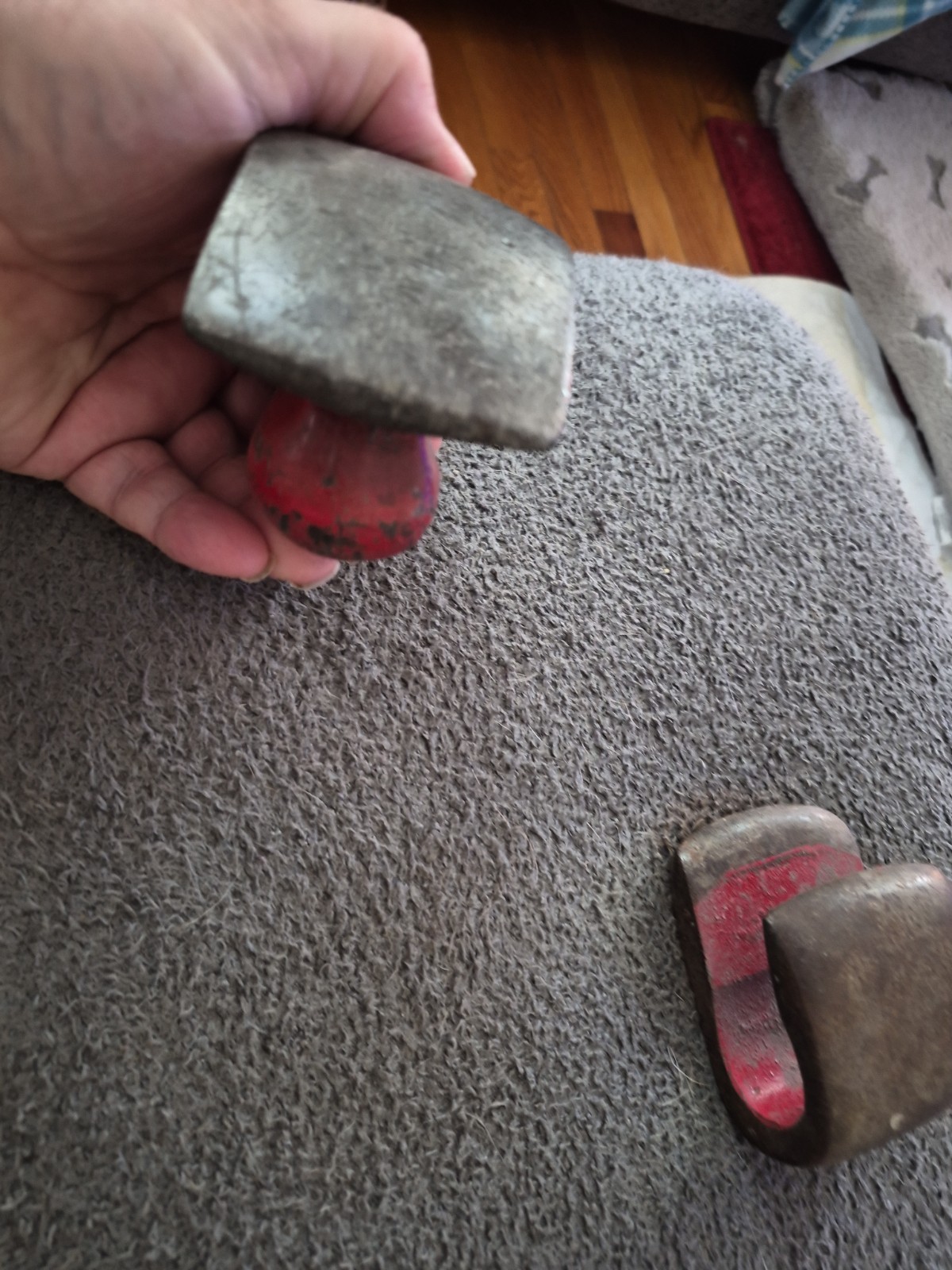 VINTAGE AUTO BODY DOLLY COMPOUND CURVE HAND ANVIL