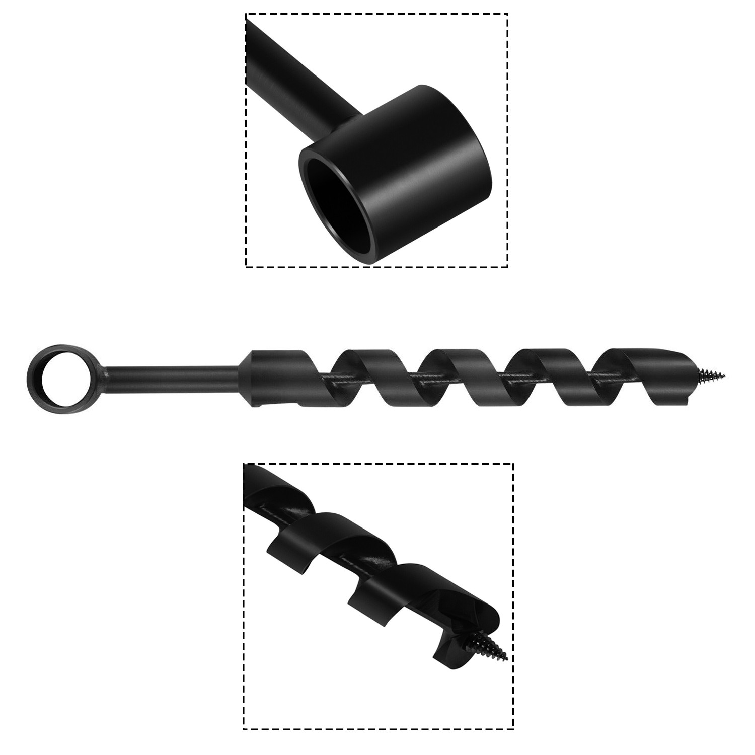 Bushcraft Carpentry Tool Scotch Eye Wood Auger Drill Bit 1″x11″ @