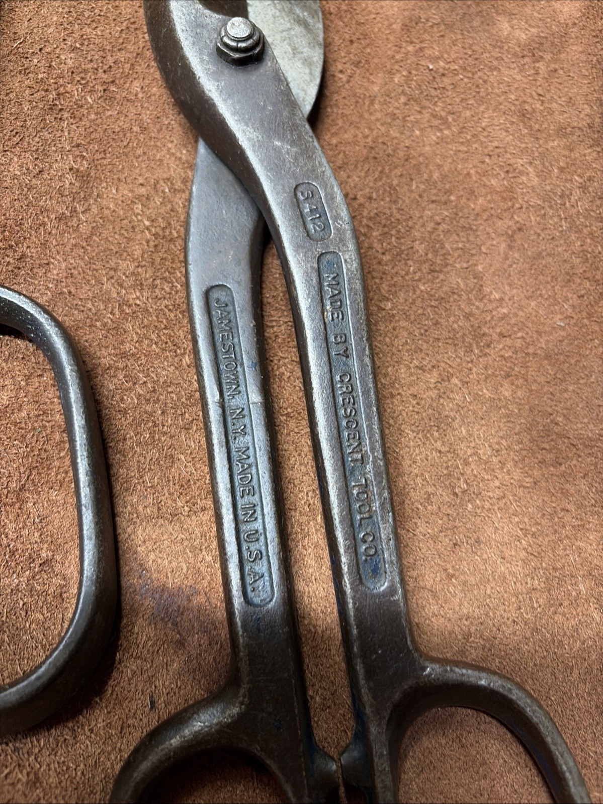 Vintage Crecent Tool Co. tin snips 16″ long And A 12 “