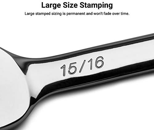 Capri Tools 7/8-inch Combination Wrench, 12 Point, SAE