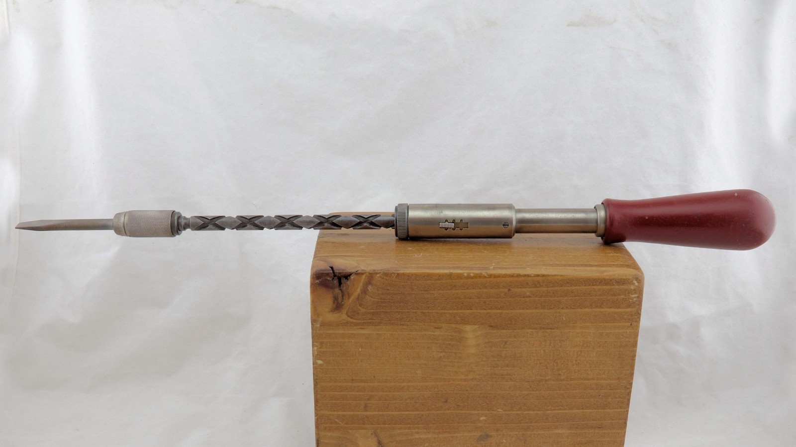 VINTAGE NORTH BROS. YANKEE No. 30A SPIRAL SCREW DRIVER WITH BIT