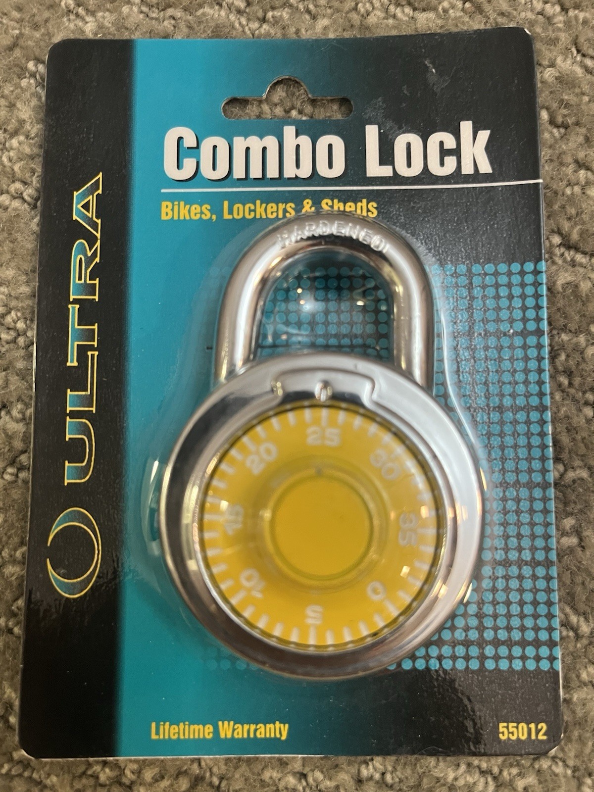Lot Of 4 Ultra Combo Lock Dial Padlock School Lockers Bike Blue Yellow Red Green