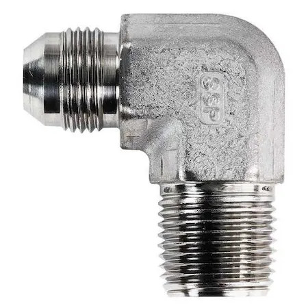 Eaton Aeroquip 2024-8-8Ss Adpt, Mnpt-Mjic, 1/2-14, 3/4-16, El, 1.47In