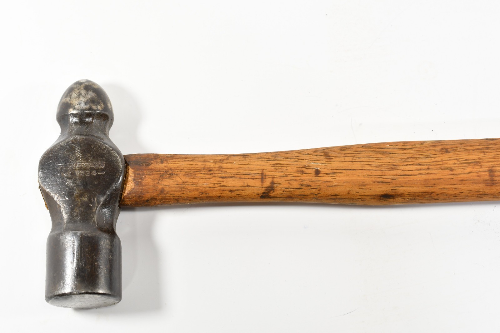 Vintage True Temper No. 1224 Ball Peen Hammer 24oz head 32oz total O243