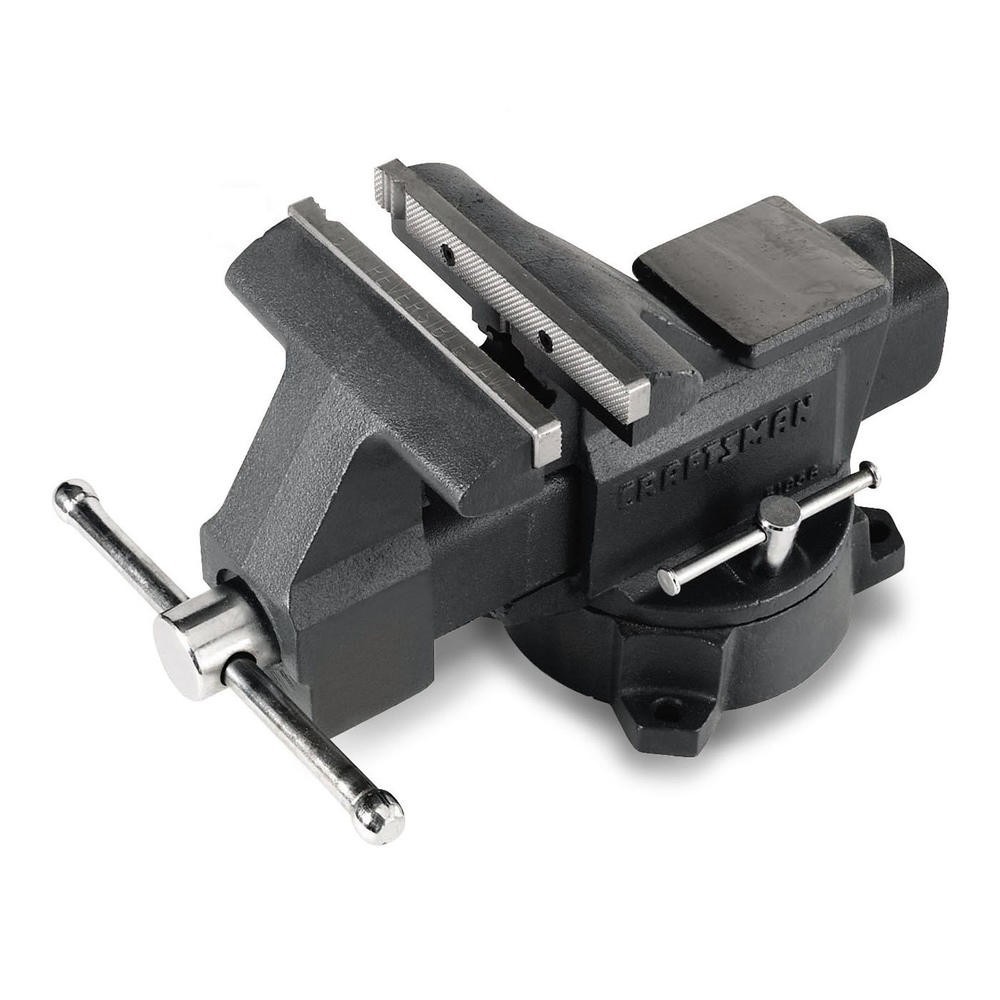 CRAFTSMAN Bench Vise 6” Jaws Swivel Base Model 51856 HEAVY 37-1/2 lb