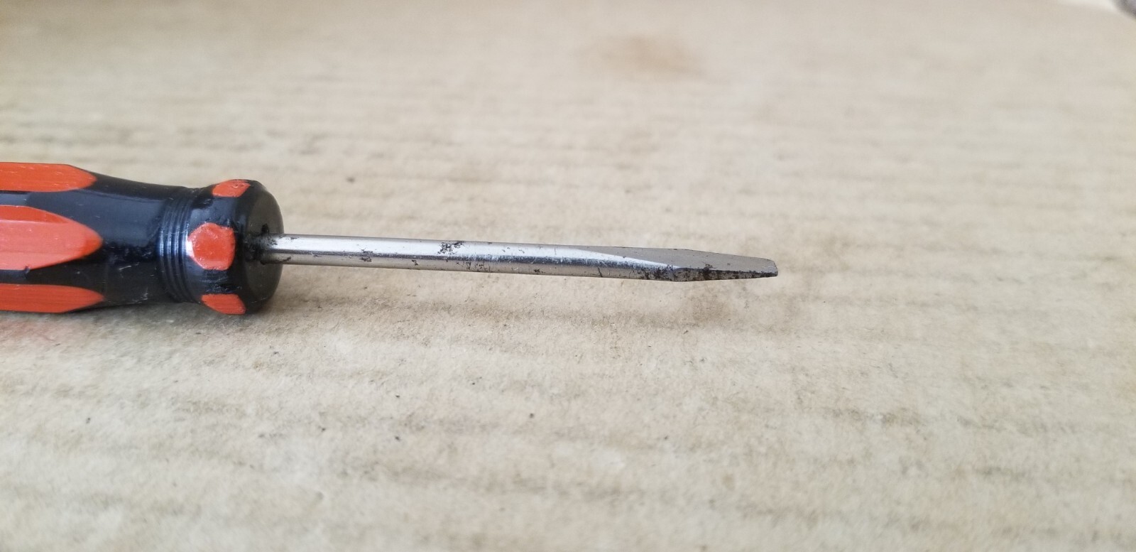 Vintage Stanley USA 63-310 Pocket Clip Flat/Slotted Screwdriver, VGC