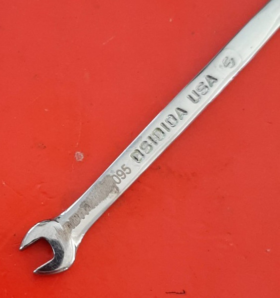 Snap-on Tools DS1010A Open End Offset Midget Wrench 5/32″ USA ENGRAVED