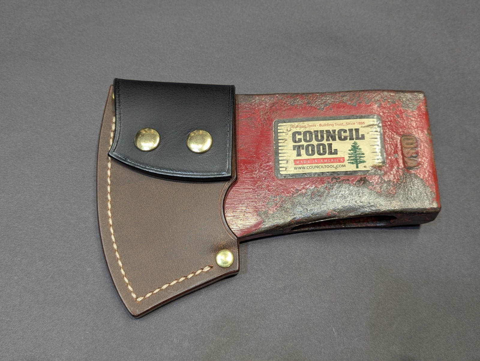 Council Tool 3.5lb Dayton Felling Ax Handmade Leather Axe Mask “Only” Read Descr