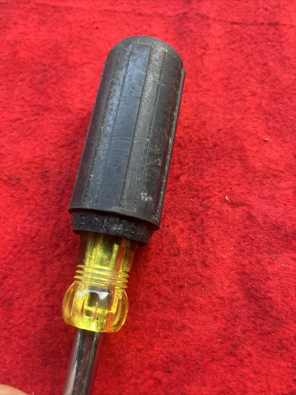 KLEIN TOOLS 630-7/16″ NUTDRIVER TOOL – USA – CUSHIONED GRIP (tb1.1)