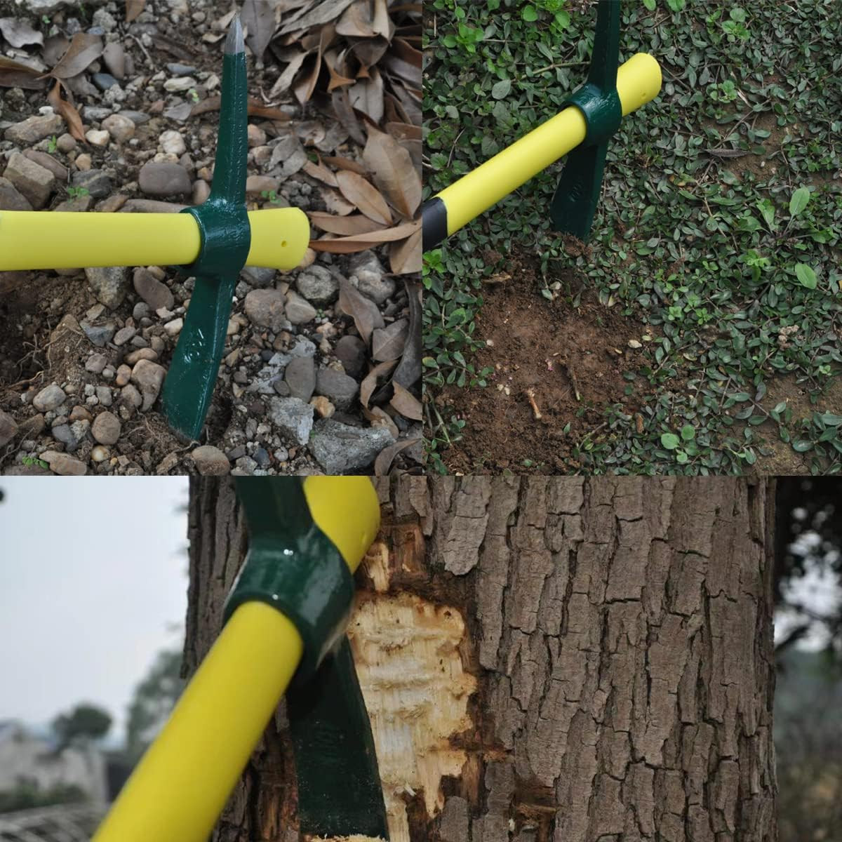 18 Inches Steel Forged Pickaxe Sturdy Durable Mattock Hoe Weeding Pick Axe