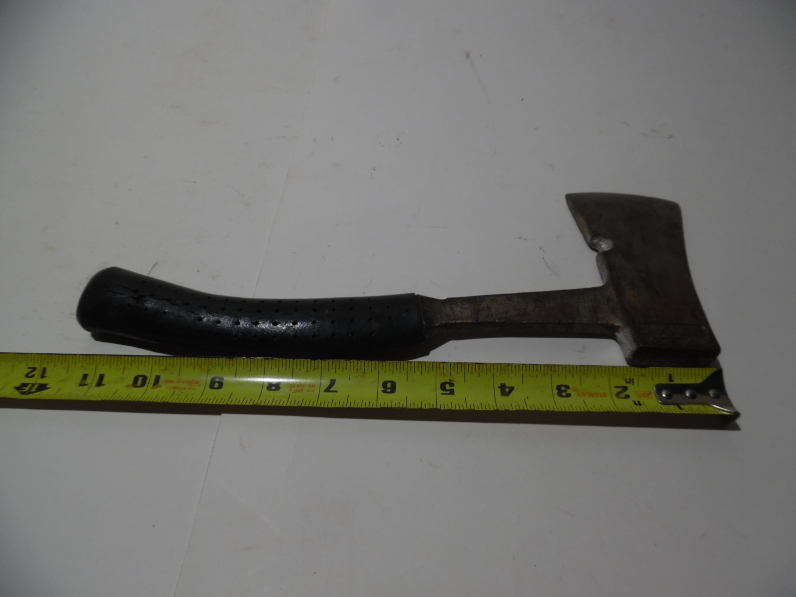 Drop Forged Steel Handle Camp Hatchet Black Rubber Grip Unbranded