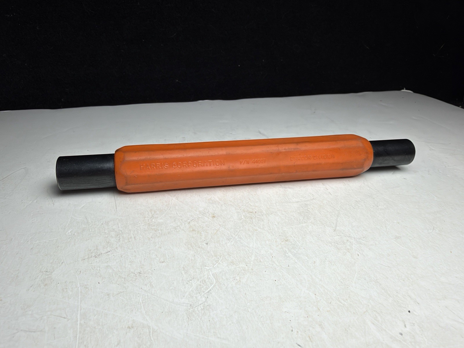 Vtg. Harris Dracon Can Wrench Orange 7/16″ & 3/8″ Telephone Lineman Tool 44007