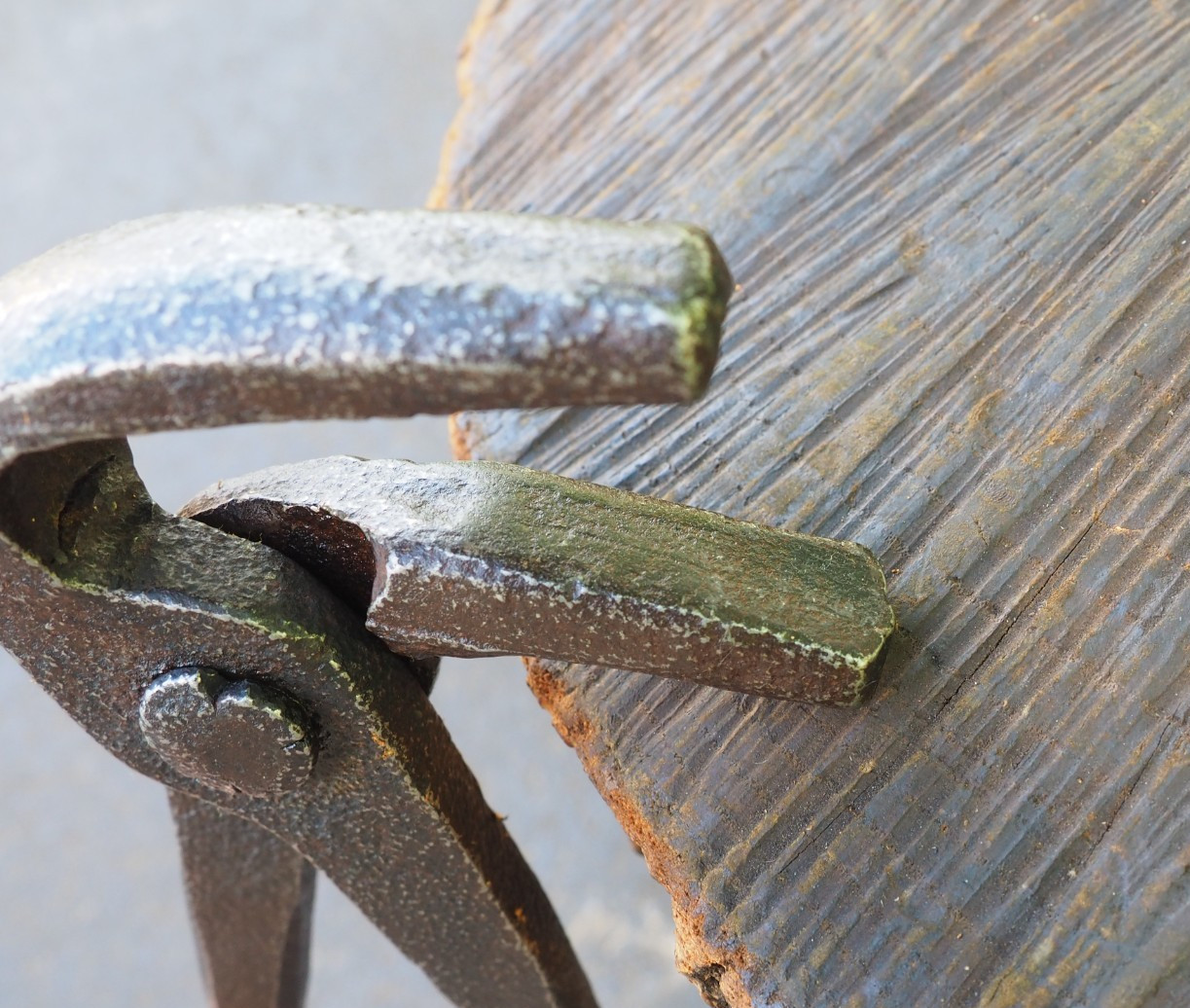 SWEET 19″ PICKUP “90 DEGREE” FORGING BLADESMITH KNIFE TONGS BLACKSMITH ANVIL