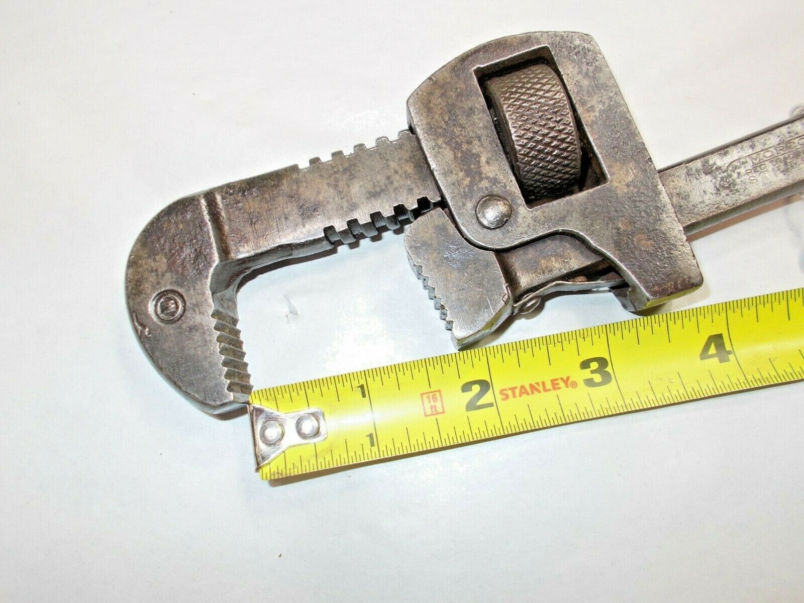 STILLSON 10″ Pipe Wrench, Made by Moore Drop Forge Co. in the USA