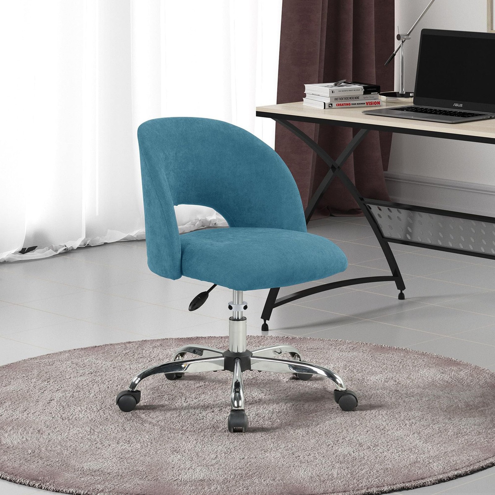 Qtcial Office Chair Sinking Fix Clamp for Home and Gaming Chairs, 2 Silver
