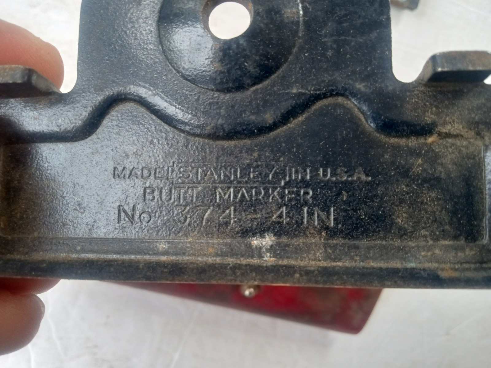 Vintage Stanley Butt Hinge Markers 4″ No 374-4″ & No. 373 1/2- 3 1/2″ Lot of 2